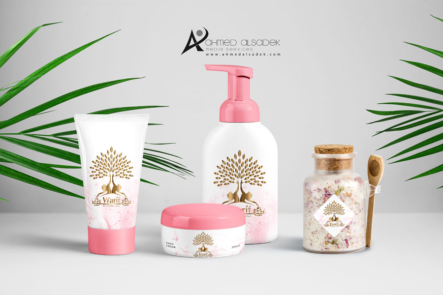 تصميم هوية وريف للتجميل - دبي - الامارات
